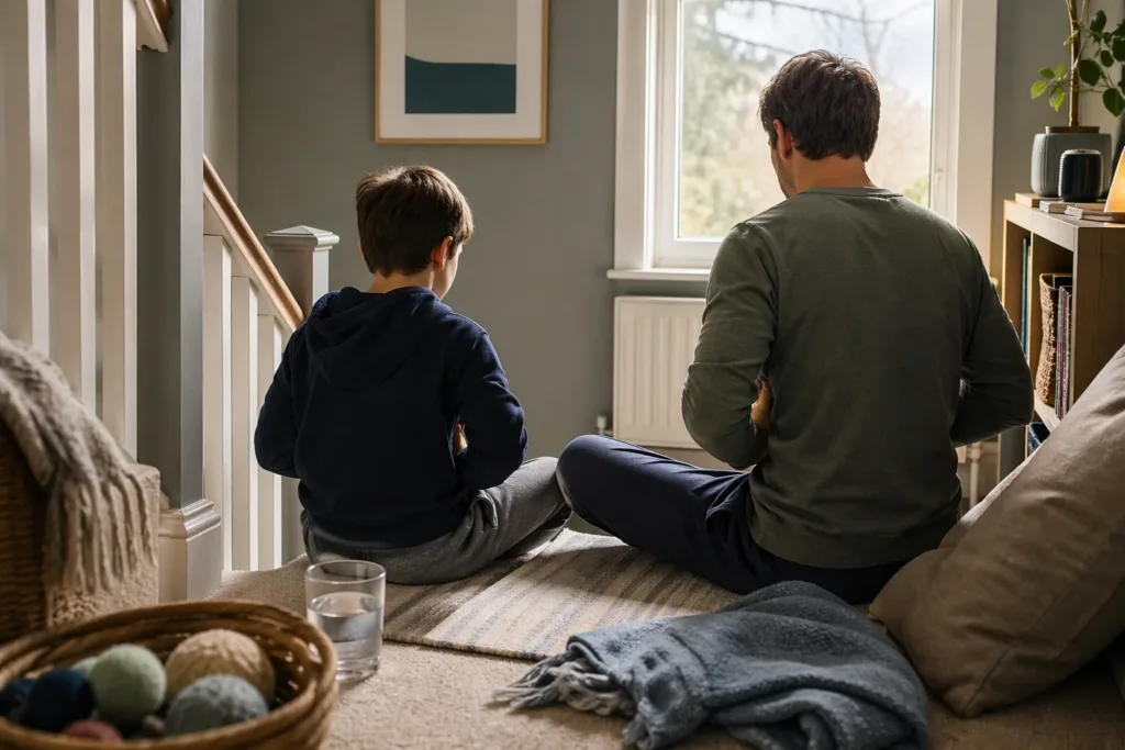 A warm, practical UK guide to positive parenting for anxious children, including calming tools, confidence building steps, and clear guidance on getting help.