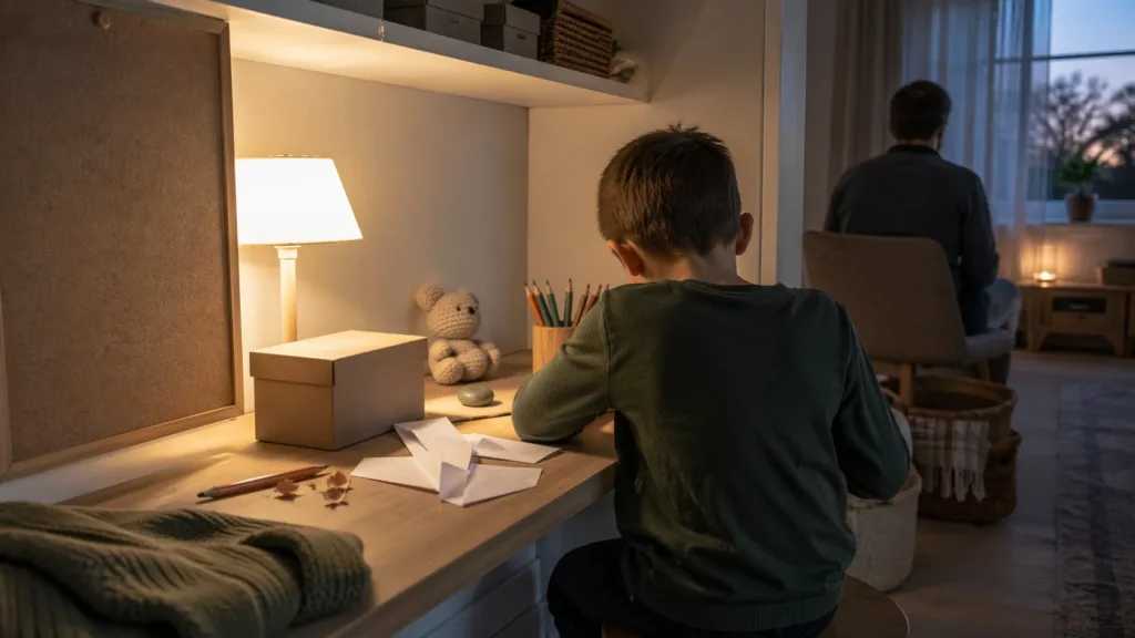 A practical UK guide to sleep solutions for children with anxiety, including bedtime routines, worry time, relaxation tools, and when to seek help through school or your GP.
